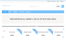 Tablet Screenshot of dinocheap.com
